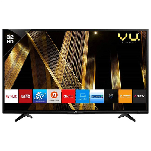VU Led TV - 32 Inch HD Ready, Energy Efficient Smart TV with LED Panel, Slim Design, Multiple Connectivity for Home and Business Use