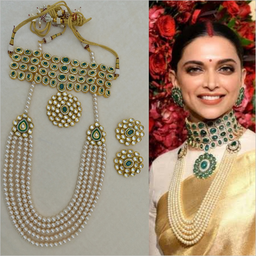 Deepika Style Bridal Necklace with Earrings By KYRIA