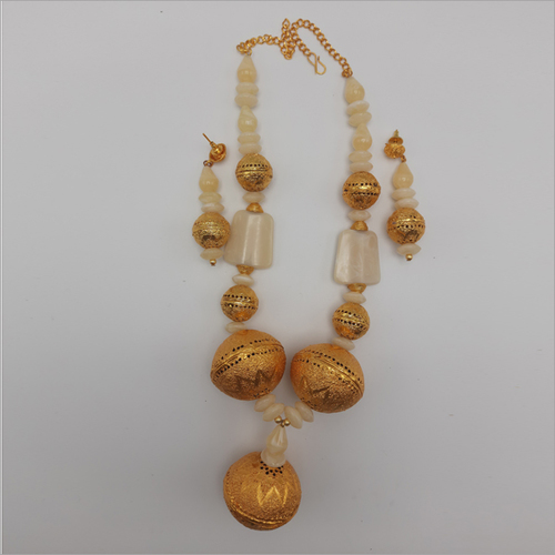 White Stone Galam Necklace