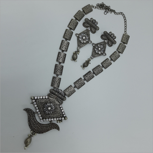 Long Oxidize Necklace Set