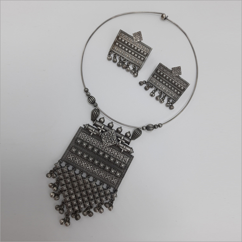 Ring Oxidize Necklace set