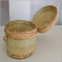 Bamboo Round Basket
