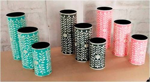 Wooden Candle Holder