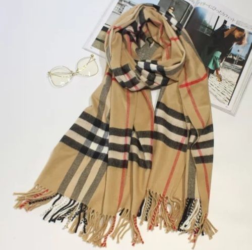 Burberry Check Woolen Shawl