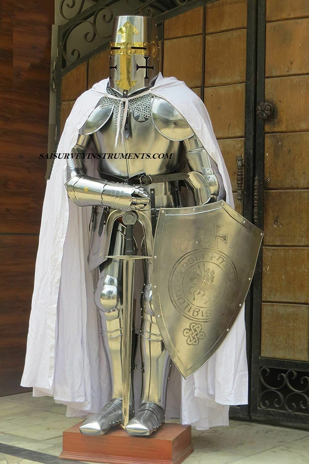 Armor Medieval Suit of Armor New KNIGHT Armour Wearable With Shield & Sword Full Body