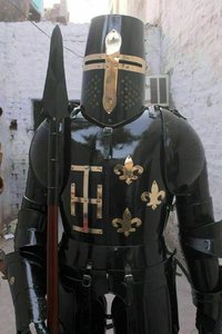 Armor X-Mas Armour Medieval Wearable Knight Crusader Full Suit Of Armor Collectible