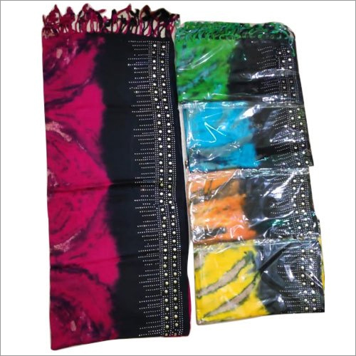 Ladies Printed Satin Scarves - Multicolor Satin, Printed Pattern | Suitable for Rainy, Spring, Summer, and Winter Wear
