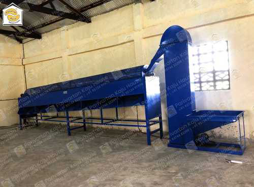 Automatic Cashew Shell Cutter - Mild Steel, 1.1 ft x 1.5 ft x 5.1 ft | 25-30 kg/hr Capacity, 95% Accuracy, Electric Power Source, Three Phase Motor