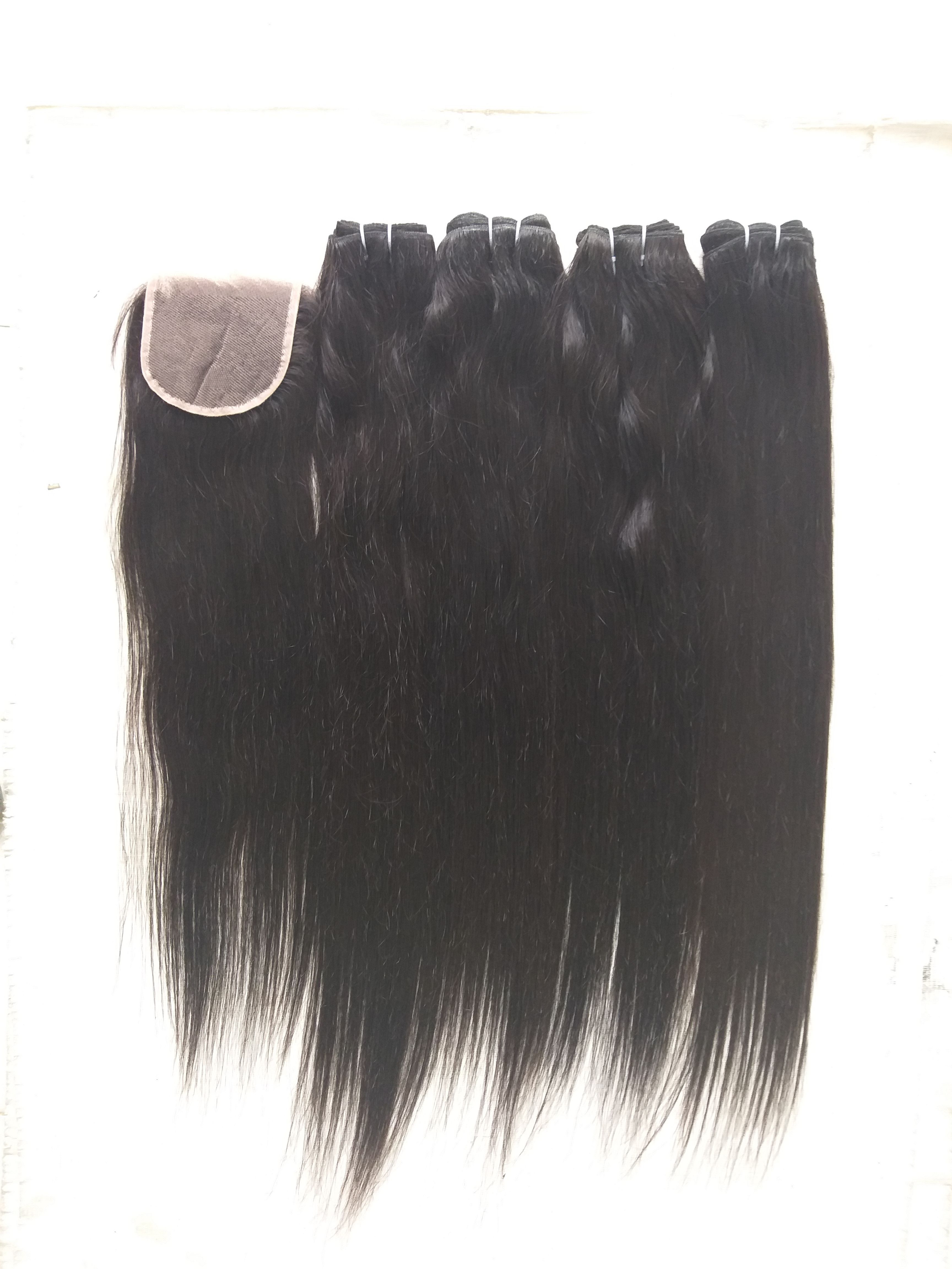 Remy Hair Unprocessed Straight Human Hair