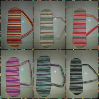 Customize Yoga Mat Bag - Durable Cotton, 70x20 Cm, Assorted Colors | Large Compartment, Zip Closure, Easy Carry Shoulder Belt