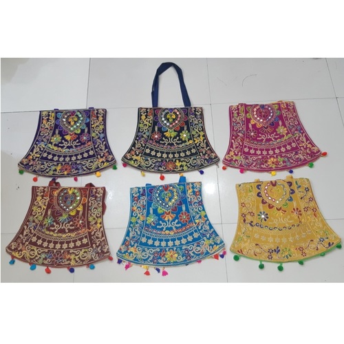So Many Color Will Come Designer Ethnic Banjara Tote Bags