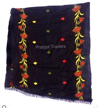 Red Cotton Embroidery Dupatta