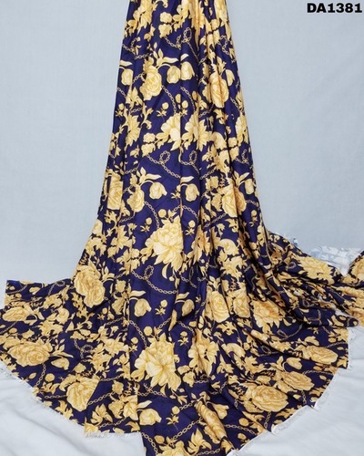 Rayon Slub Digital Print Fabric