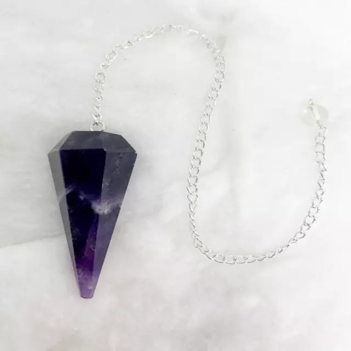 Amethyst Point Pendulum With Chain