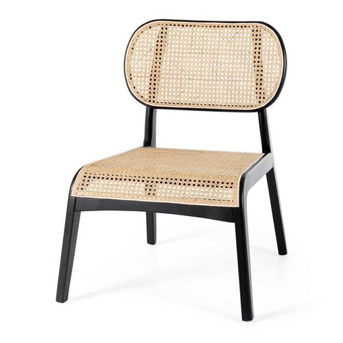 Rosewood Contemporary Cane Chair.