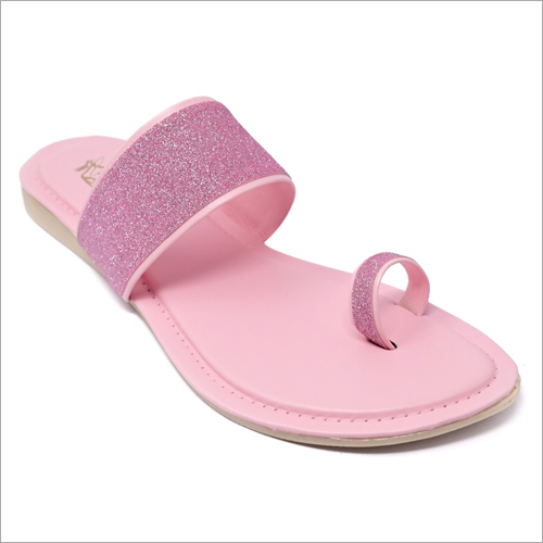 Ladies Fancy Pink Slipper