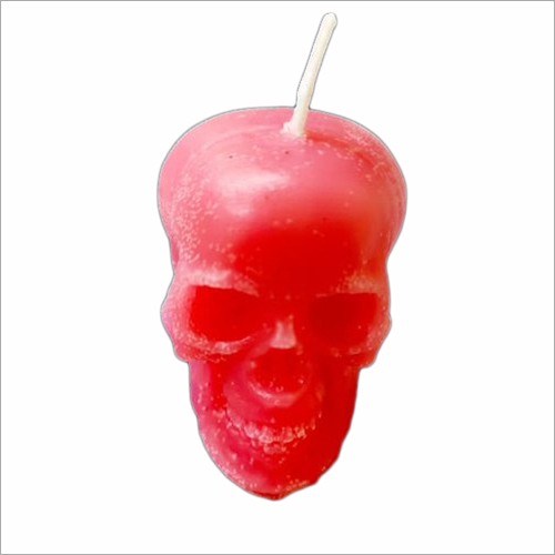 Wax Skull Candle