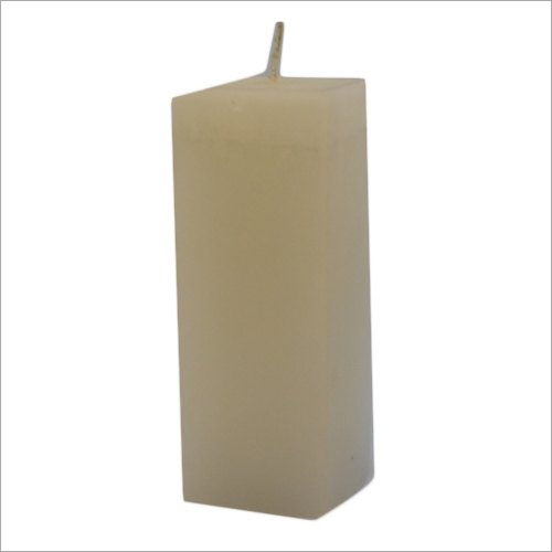 White Plain Scented Wax Candle