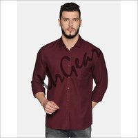 UrGear Mens Slim Fit Cotton Solid Shirt