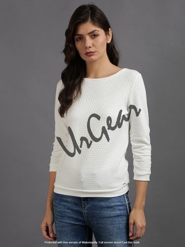 Trendy Women Round Neck Sweatshirt