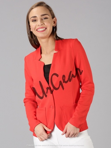 Red Urgear 100% Cotton Solid Coat