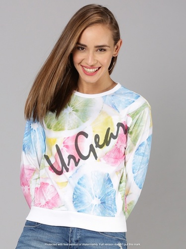UrGear Full Sleeve Printed Women Sweatshirt