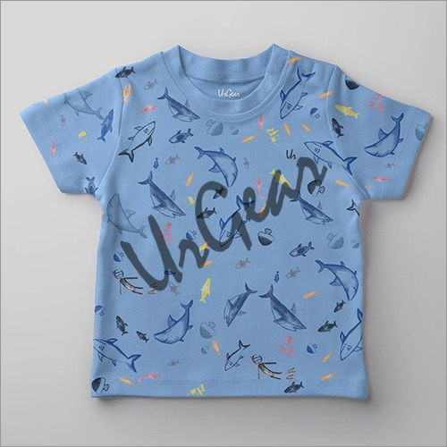 Kids Printed Dolphine T-Shirt