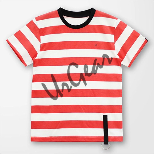 Kids Striped Red T-Shirt