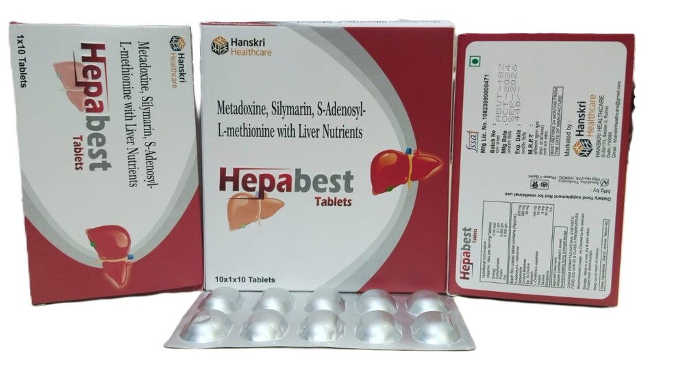 Metadoxine Silymarin, S-Adenosyl-L-Methionine With Liver Nutrients Tablets General Medicines