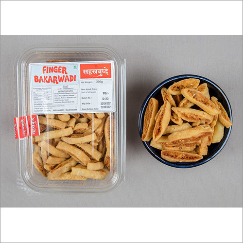 Finger Bakarwadi - 200 gm | Salty Flavor Easily Digestible Snack