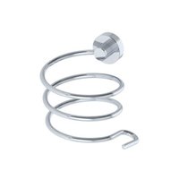 Hair Dryer Holder H2o - Polished Chrome Finish, Wall Mounted Design, 15mm Brass Construction
