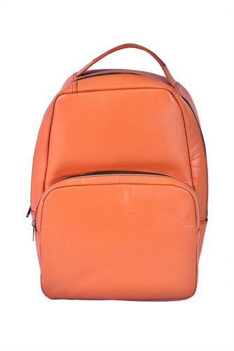 Tan Leather Backpack