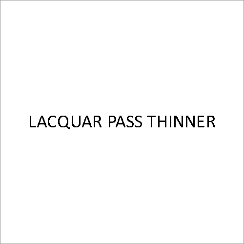 Lacquer Pass Thinner By DEAL XB TRADING & CO.