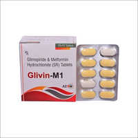 Glimepiride and Metformin Hydrochloride (SR) Tablets