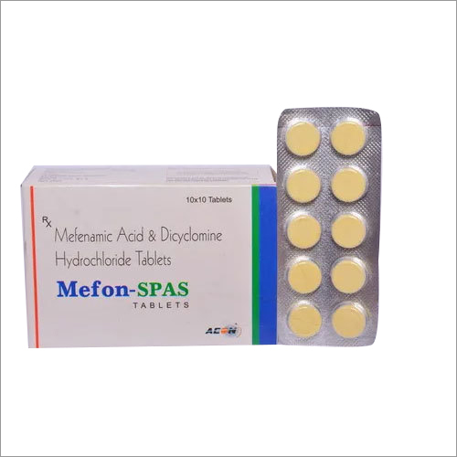 Mefenamic Acid And Dicyclomine Hydrochloride Tablets