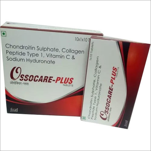 Chondroitin Sulphate Collagen Peptide Type 1 Vitamin C And Sodium Hyaluronate Tablets