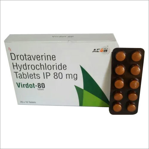 80 MG Drotaverine Hydrochloride Tablets IP
