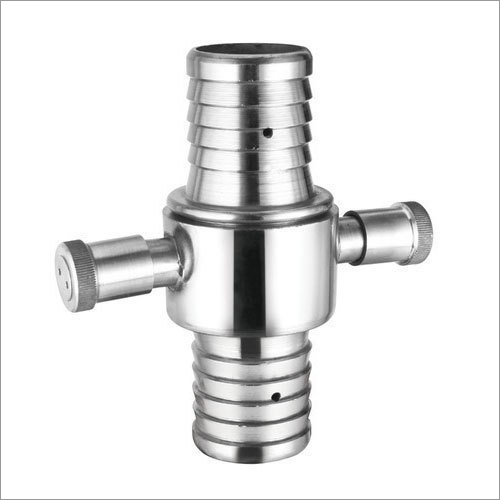 Male Female Coupling - Stainless Steel, 63 mm Size | Smooth Surface Finishing for Fire Fighting Applications