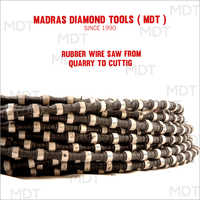 Rubber Wire Saw From Quarry To Cutting