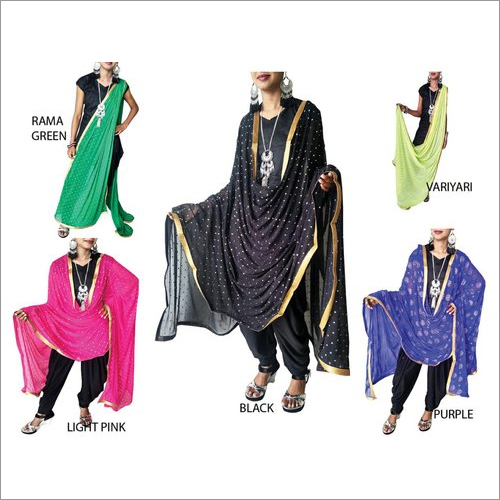 Ladies Nazneen Dupatta - Nazneen Fabric, Casual Dress Type , Washable, Embroidered and Printed Patterns