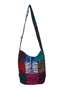 Embroidered Cotton Jhola Bag