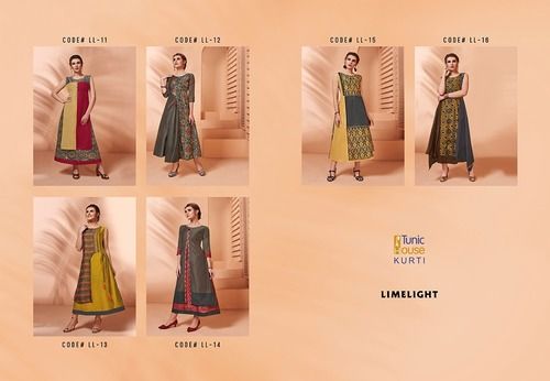 Lime Light - Gown Style Kurtis