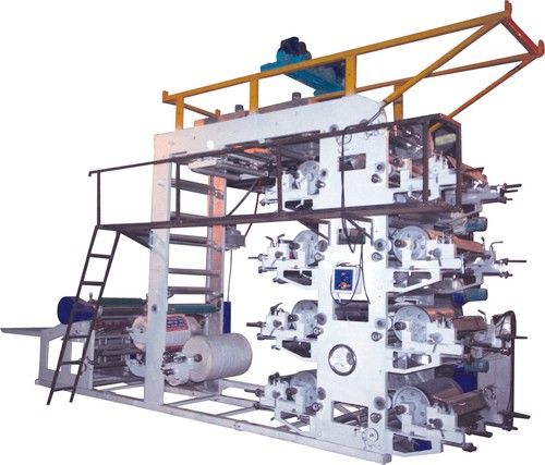 HDPE Bag Eight Colour Flexographic Printing Machine