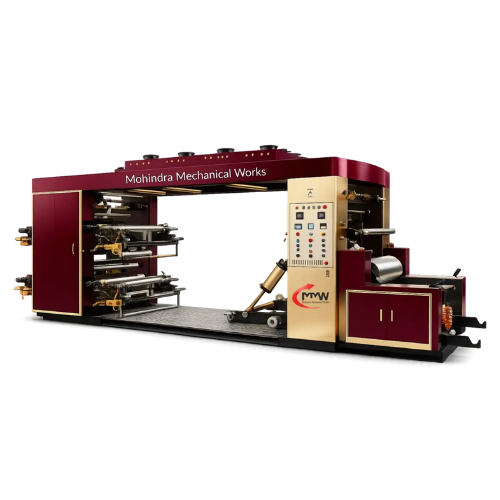 2 To 8 Hdpe Bag Eight Colour Flexographic Printing Machine