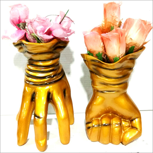 Resin Hand Flower Vase