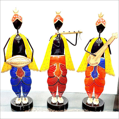 Multicolor Krishna Metal Table Decor Showpiece