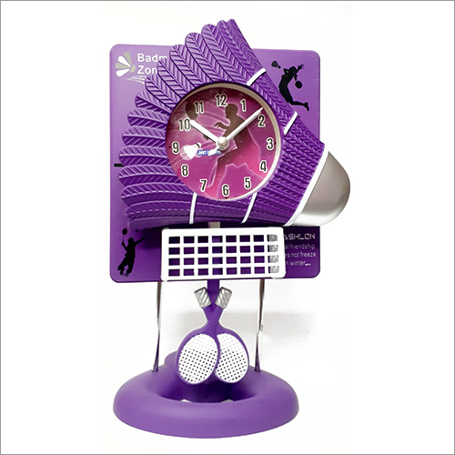 Badminton Cock Pandulum Table Clock