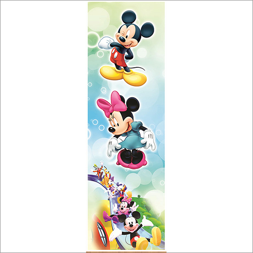 Mickey Mouse Print Door