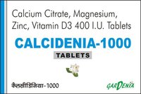 Calcium Citrate, Magnisium, Zinc , Vitamin D3 Tablets