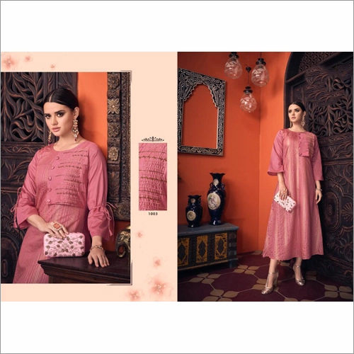 Pure Viscose Party Wear Fashionable Gown